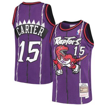 Men  Vince Carter toronto Raptors throwback purple  Jersey