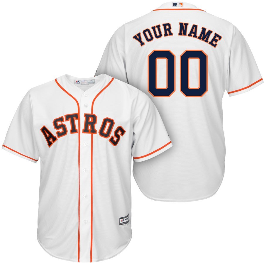 Custom personalized Men / Youth Kid Houston Astros Baseball Jersey