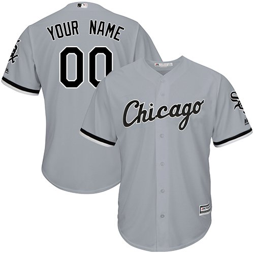 Custom Men's / Youth chicago white Sox baseball Jersey gray