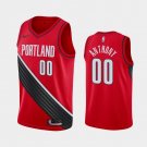 Men's / Youth Carmelo Anthony Portland  Blazers statement Jersey red