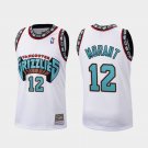 Men  / Youth  #12 Ja Morant  vancouver Grizzlies throwback classic Jersey white