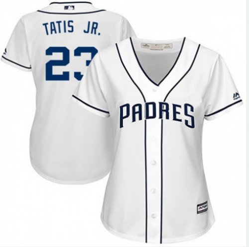 MLB Padres 23 Fernando Tatis Jr. Olive Camo Cool Base Men Jersey