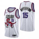Men  Vince Carter toronto Raptors throwback white  Jersey