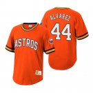 Men's / Youth HOU 44 yordan alvarez  jersey orange pullover