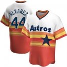 Men's / Youth HOU Jerseys #44 yordan alvarez cooperstown Jersey rainbow