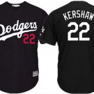 Men's Clayton Kershaw #22 LAD turn back Jersey black