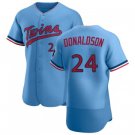 Men's Josh Donaldson  MIN authentic Jersey light blue