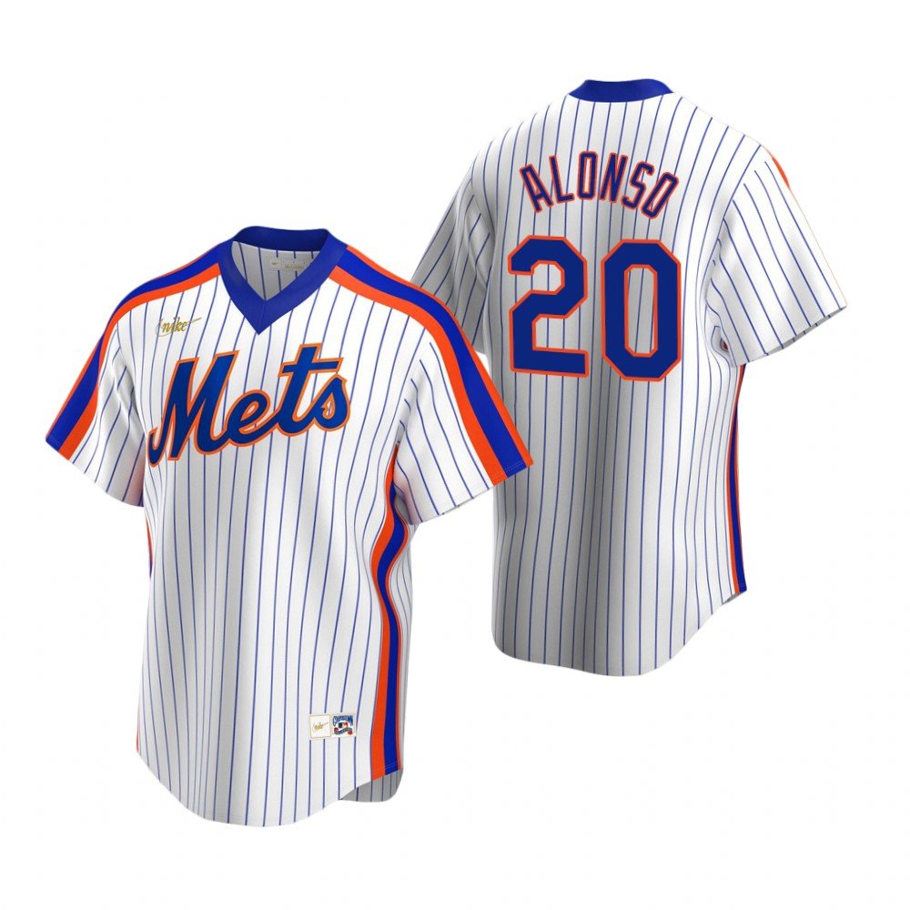 Men's NYM#20 Pete Alonso cooperstown jersey
