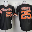 Men's / Youth SFG #25 Barry Bonds  Black Player Jersey v-neck pullover
