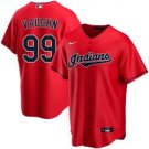 Men's  / Youth Cleveland Indians Ricky Vaughn retro Player jersey red
