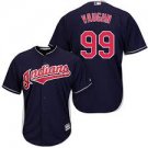 Men's  / Youth Cleveland Indians Ricky Vaughn retro Player jersey blue