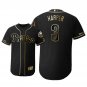 Men's PHI #3 Bryce Harper golden edition black Jersey