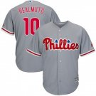 Mens / Women / Youth  PHI J.T. Realmuto Gray  Player jersey