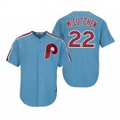 Men's / Youth  Andrew McCutchen  phillies cooperstown  Player Jersey blue