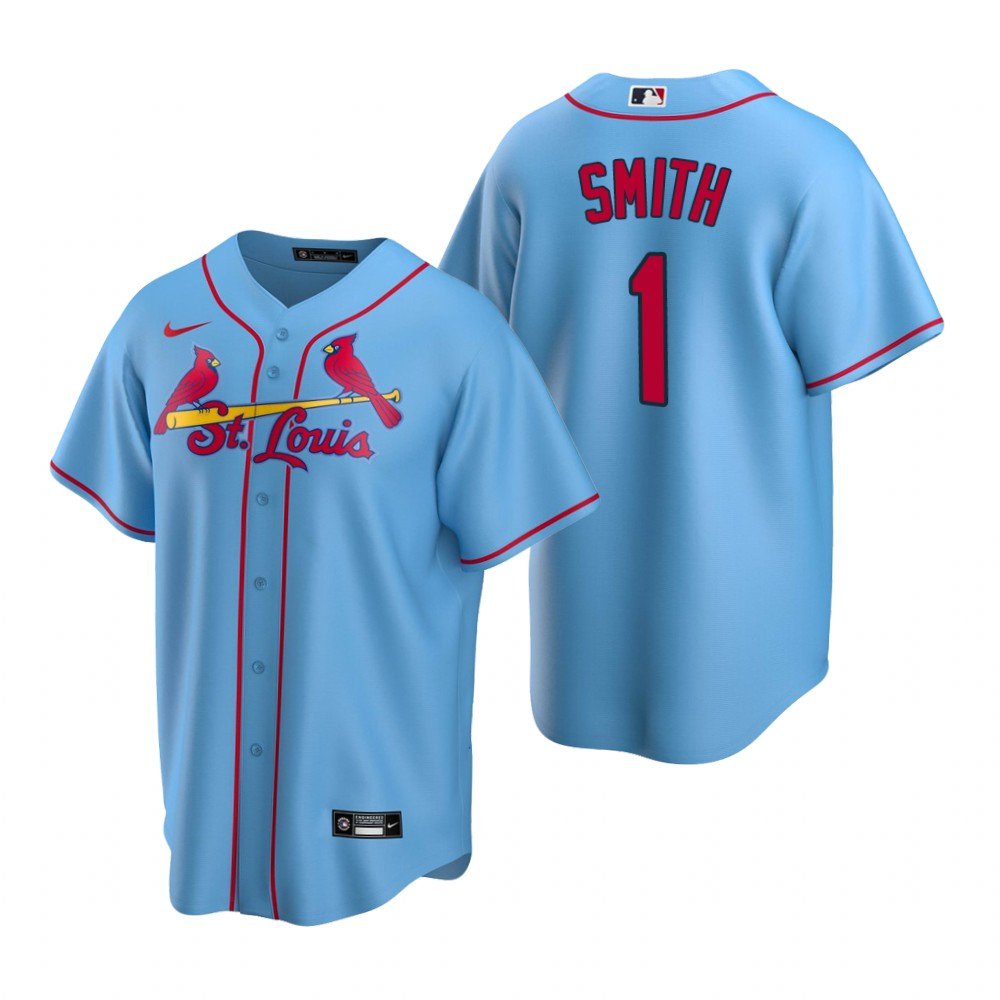 Men's Ozzie Smith St.Louis Cardinals Baseball Jersey blue