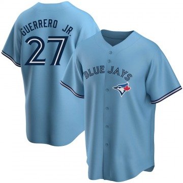 Men's Toronto Blue Jays Vladimir Guerrero Jr Road Grey Baseball Replica  Jersey