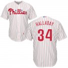 Men's Roy Halladay  PHI  Player Jersey white stripe
