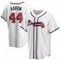Mens / Youth  ATL 44 Hank Aaron White  Player Jersey