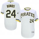 Men's / Youth PIT Barry Bonds cooperstown Jersey White pullover