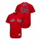 Men's Boston Red Sox #34 David Ortiz Green Salute to Service