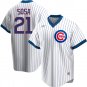 Men's CHC #21 Sammy Sosa cooperstown Jersey pinstripe pullover