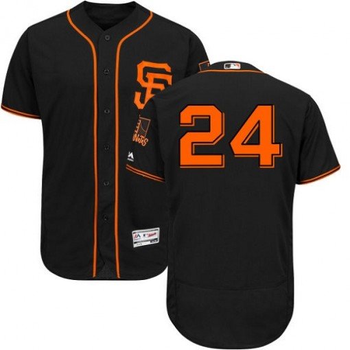 Mens / Youth SF Giants willie mays  Black  Player Alternate Jersey