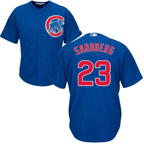 Men's / Youth Chicago Cubs 23 Ryne Sandberg Baseball Jersey Blue Fans