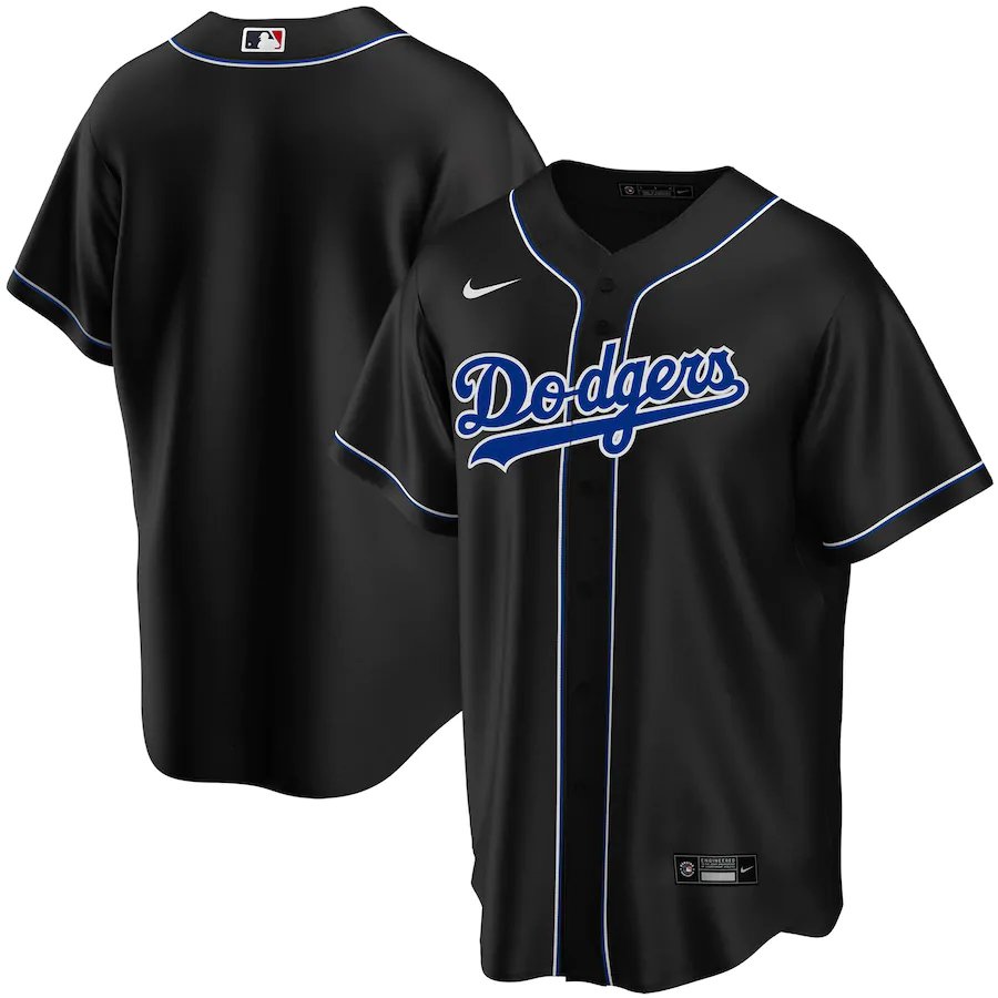 kobe dodgers jersey black