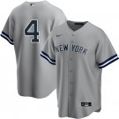 Mens / Youth NYY lou gehrig   Gray Cool Base Player Jersey