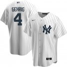 Men's / Youth NYY Lou Gehrig  Cool Base Jersey white pinstripe