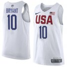 Mens Kobe Bryant 2016 olympics USA 10 Jersey white