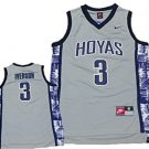 Mens Allen Iverson George Hoyas College jersey gray