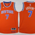 Mens Carmelo Anthony Knicks throwback  jersey orange