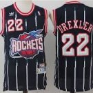 Mens Clyde Drexler Houston Rockets  throwback jersey black