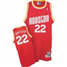 Mens Clyde Drexler Houston Rockets  throwback jersey red