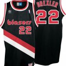 Mens  Clyde Drexler Portland Blazers throwback jersey black
