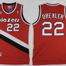 Mens / Youth Clyde Drexler Portland Blazers throwback jersey red