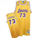 Mens / YOUTH Dennis Rodman LA  Lakers throwback jersey yellow