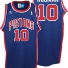 Mens Dennis Rodman Pistons throwback jersey blue