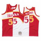 Mens Dikembe Mutombo Atlanta Hawks split jersey