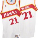 Mens  Dominique Wilkins Atlanta Hawks Throwback Jersey white