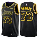 Mens / Youth  Dennis Rodman los Angeles Lakers city jersey black