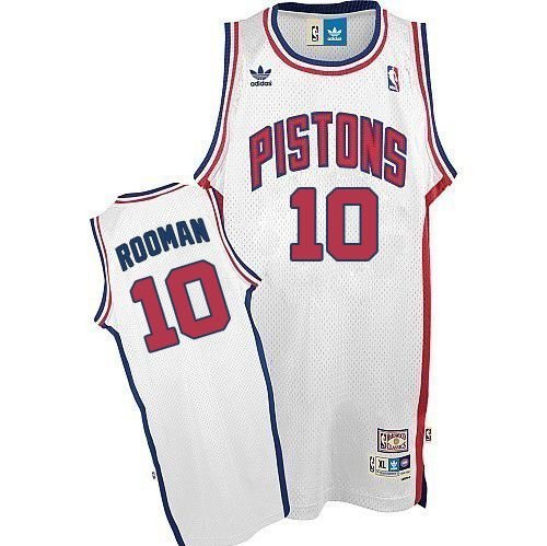 Mens Dennis Rodman Pistons throwback jersey white