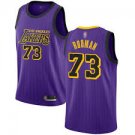 Mens /  Youth Dennis Rodman Lakers city  jersey purple