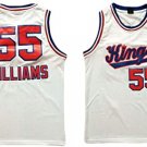Mens   Jason Williams Sacromento Kings throwback  jersey white red