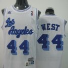 Mens Jerry West Lakers throwback  jersey white