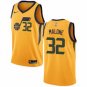 Mens Karl Malone Utah Jazz statement jersey yellow
