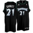 Mens  Kevin Garnett Minnesota Timberwolves Throwback jersey black