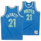 Mens / Youth  Kevin Garnett Minnesota Timberwolves Throwback blue jersey