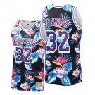 Mens Magic Johnson Lakers floral jersey
